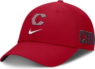Nike Cincinnati Reds City Connect Club Nike Mens Dri-FIT MLB Adjustable Hat in Red | NB02058YRED-Z8F