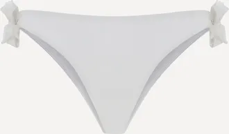 Brunello Cucinelli Slip Bikini in jersey tecnico con ricamo monili Woman 38