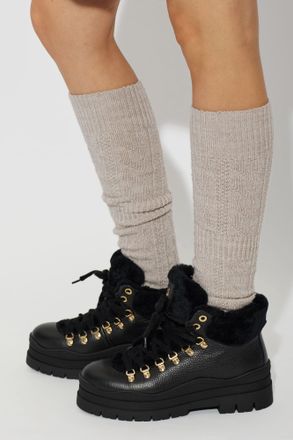 Bogner Leather Snow Boots AROSA, Womens, Black