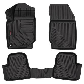 OEM Alfombrillas De Goma 3d Para Coche: Ds. Ds3 Crossback (crossover, 2018-) - Borde De 5 Cm