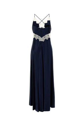 Alberta Ferretti A04601627 1290 Fantasiablu Abiti Dress
