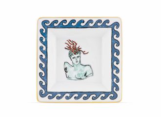Ginori 1735 The Journey of Neptune - Square Tray cm 18