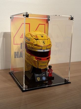 OEM Vitrina Para El Casco De Lego F1 Lewis Hamilton (43022)
