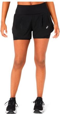 Asics Road 2-in-1 3,5 Short Laufshorts f&uuml;r Damen | schwarz
