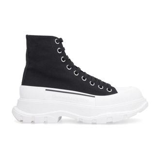 Alexander McQueen Zapatillas Altas Tread Slick - Shoes - Hombre - Negro - 41 1/2 EU