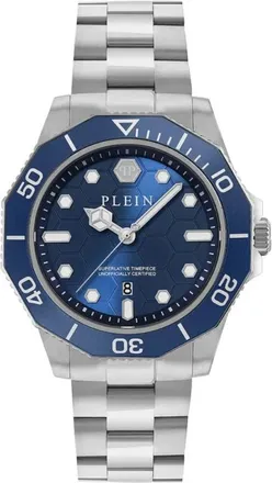 Philipp Plein Accessoires, Heren, Grijs, ONE Size, Aquastorm Horloge