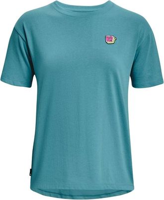 Under Armour (WMNS) Under Armour Heavyweight Graphic T-shirt Teal 1376743-433