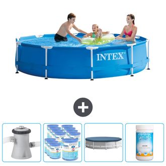 Intex Piscina Con Estructura Redonda - 305x76 Cm - 5-piezas Scb87