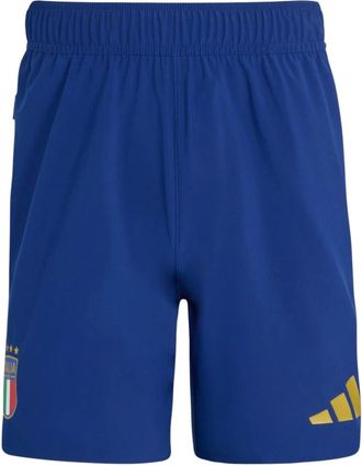 adidas Italy Tiro Travel Shorts - Heren - Korte sportbroeken - Blauw - M - Polyester - Fitness