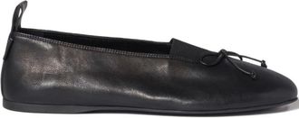 Miu Miu Ballerine Élan in pelle con fiocco - Nero