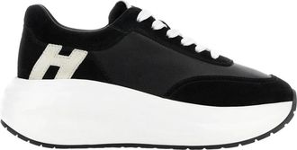 Hogan H696 Sneakers - Dames - Sneakers - Zwart - 35 1/2 EU - Leer - Schoenen