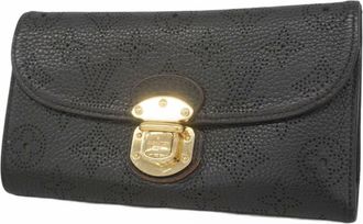 Louis Vuitton Noir Long Wallet (Tri-Fold) (Pre-Owned)