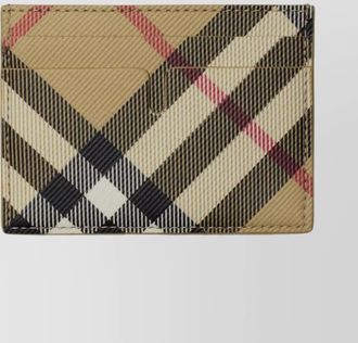 Burberry checked card holder
