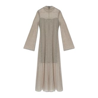 Gestuz Midi Dresses, female, Gray, Size: M Dress Laiagz