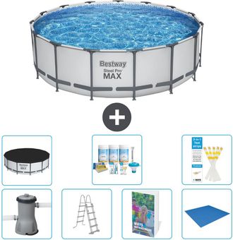 Bestway Piscina Bestway Steel Pro Max Redonda - 488x122 Cm - 8-piezas S599