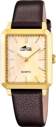 Lotus Square Series 18988/2 Horloge - unisex - Horloges - Geel - ONE Size - Accessoires