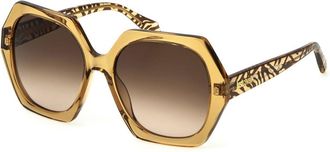 Just Cavalli SJC087V 0913 Womens Sunglasses Brown Size 56