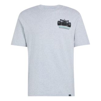 adidas x Mercedes AMG Petronas Formula 1 Team T-Shirt Light Grey Heather Semi Mint Rush HY8001