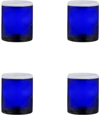 10 Strawberry Street Set Of 4 Leon Mexican Glassware Dofs