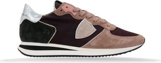 Philippe Model Veterschoenen voor dames van leer en stof - Dames - Sneakers - Veelkleurig - 37 EU - Leer - Schoenen
