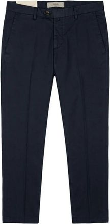 BRIGLIA 1949 Bg 04 Stretch Katoen Broek - Heren - Chinos - Blauw - W45 - Katoen - Broeken