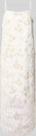 Copenhagen Muse Midikleid mit Pailletten Modell ZIA in Offwhite, Gr&ouml;&szlig;e XL