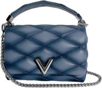 Louis Vuitton Pre-owned Vintage Mini Bag - Dames - Vintage Mini Tas - Blauw - ONE Size - Leer - Vintage