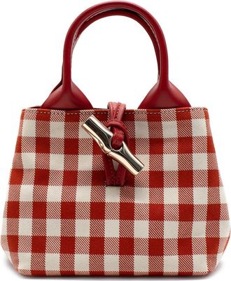 Longchamp Le Roseau XS Handbag Bark Canvas