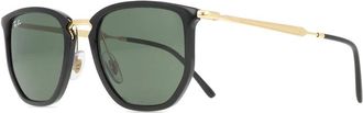 Ray-Ban Green Irregular Unisex Sunglasses RB4451 630631 50