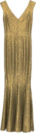 Norma Kamali Grace maxi-jurk - Goud