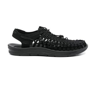 Keen Flat Sandals, male, Black, Size: 7 1/2 US Black Outdoor Sandals