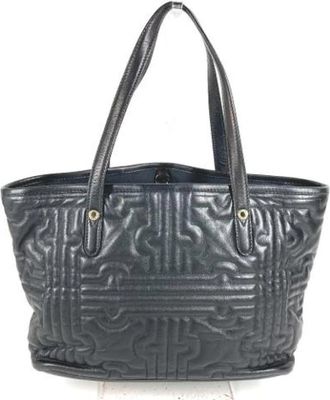 Bulgari Pre-owned Vintage Tote Bag - Dames - Vintage Shopper - Zwart - ONE Size - Leer - Vintage