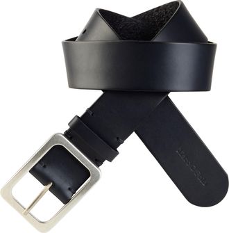 Marc O'Polo Lederg&uuml;rtel MARC OPOLO, Damen, Gr. 100, night blau, Rindsleder, Basic, G&uuml;rtel Lederg&uuml;rtel, Breite ca. 4 cm, in schlichtem, klassischem Design