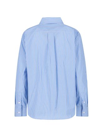 Calvin Klein Womens Shirts Light Blue Cotton