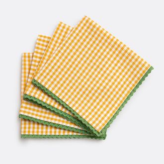 La Redoute Interieurs Set van 4 servetten in katoen/linnen Trattoria