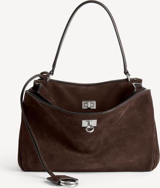 Balenciaga Womens Rodeo Top Handle S Brown Sacs Port&eacute; &Eacute;paule