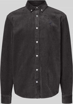 Carhartt Work in Progress Regular Fit Freizeithemd in Cord-Optik Modell Madison in Anthrazit, Größe XXL