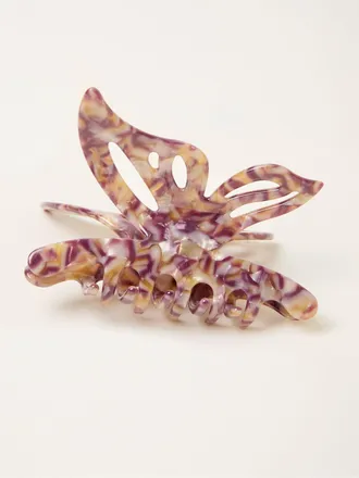 Fat Face FatFace Purple Butterfly Claw Clip