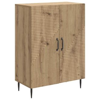vidaXL Aparador Roble Artisan 66 X 34,5 X 89,5 Cm Madera De Ingenier&iacute;a Vidaxl