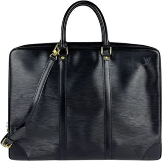 Louis Vuitton Pre-owned Handbags, female, Black, Size: ONE SIZE Pre-owned Leather louis-vuitton-bags