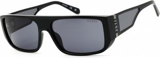 Guess Smoke Rectangular Unisex Sunglasses GU00136 01A 60