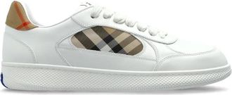 Burberry Terrace Sneakers - Heren - Sneakers - Wit - 44 EU - Leer - Schoenen