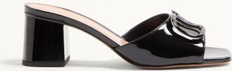 Valentino Garavani VLogo Signature Patent Leather Slide Sandal 60Mm Wo