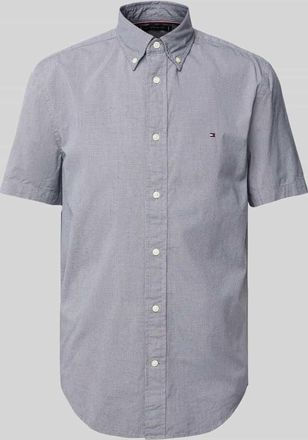 Tommy Hilfiger Regular Fit Freizeithemd aus reiner Baumwolle in Blau, Größe XXXL