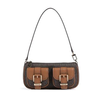 Michael Kors Shoulder Bags, female, Brown, Size: ONE SIZE Zoe Small Convertible Pouchette