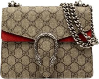 Gucci Pre-owned Dionysus Crossbody Bag - Dames - Vintage Schoudertas - Beige - ONE Size - Leer - Vintage