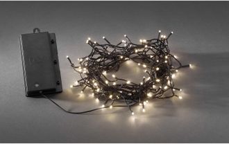 Konstsmide LED-Lichterkette »45180 m Schwarz Dämmerungssensor Outdoor« 120 Stk.-flammig