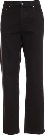Roberto Cavalli Stretch Katoenen Jeans - Heren - Jeans - Zwart - Maat: W32 Katoen