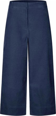 Masai Cropped Broek - Dames - Vrijetijds broeken - Blauw - 2XL - Broeken