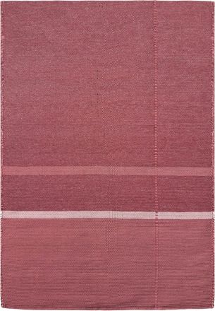 AFK Living Alfombra de fibras recicladas tejida a mano rosa 140 x 200 cm